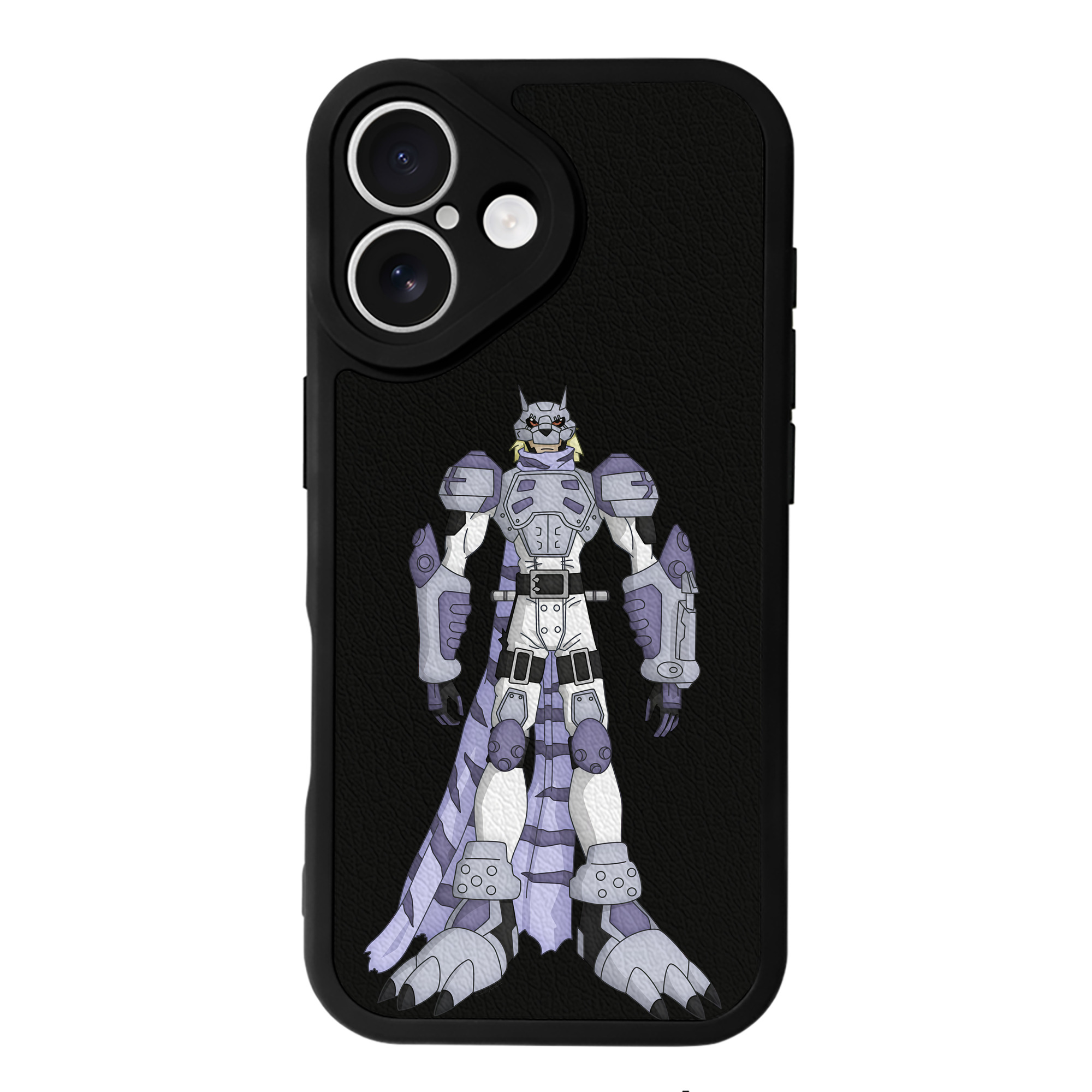 （画像用） Digimon デジタルモンスター/デジモン 【iPhone 16シリーズ対応】シリコンスマホケース（レザー調） 材質：シリコン